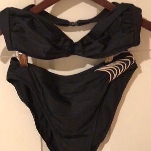 Anna Club ( La Perla Swimwear) Black Two Piece